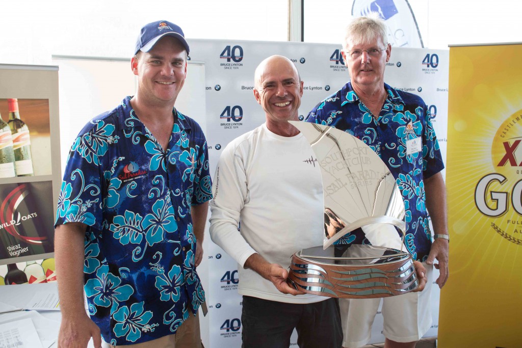 SYC-Josh-Belsham-Winning-Skipper-Duncan-Hine-Alive-and-SYC-Commodore-Phil-Short